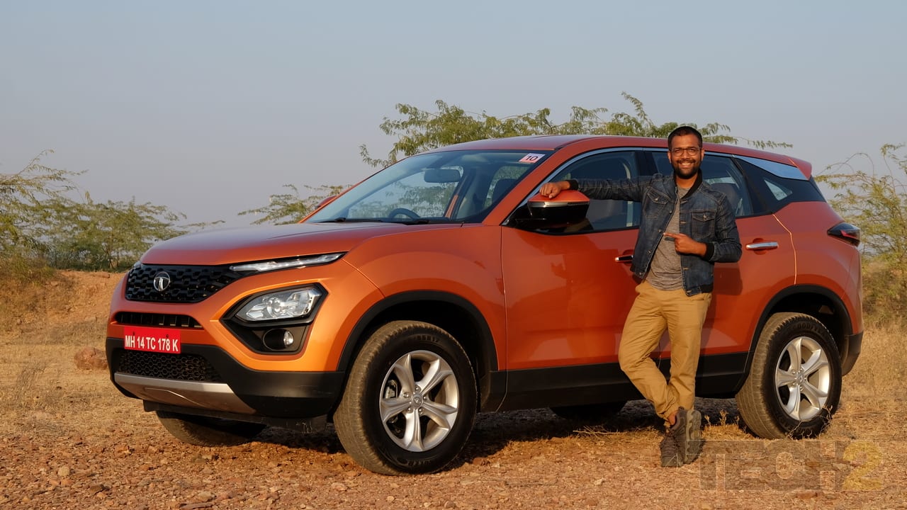 Ground clearance is 205mm, with the Harrier riding on 235/65 17-inch tyres. Image: tech2/ Ankit Vengurlekar